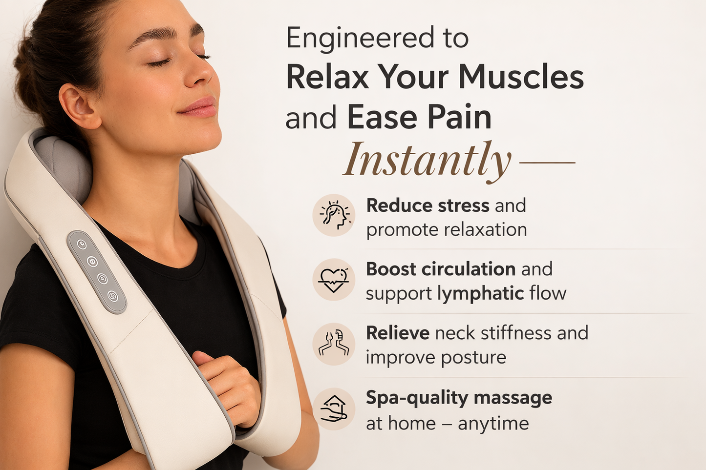 JomasLuxe™ Neck & Shoulder Massager